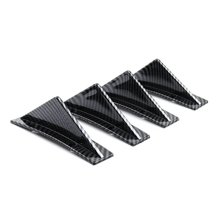 4pcs%20Universal%20Carbon%20Fiber%20Car%20Modified%20Rear%20Bumper%20Diffuser%20Spoiler%20Black%EF%BC%86Red%20ABS%20Rear%20Bumper%20Lip%20Diffuser%20Anti-collision%20-%20Image%207