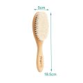 Baby Hair Brush for Hair Personalized Baby Brush Soft Goat Bristle Kids Hair Brush Newborn Hair Comb for Care. 