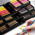48/72/120/200 Pcs Colored Pencils Set Watercolor Drawing Pencils with Cases Professional Drawing Sketching Art Supplies.
