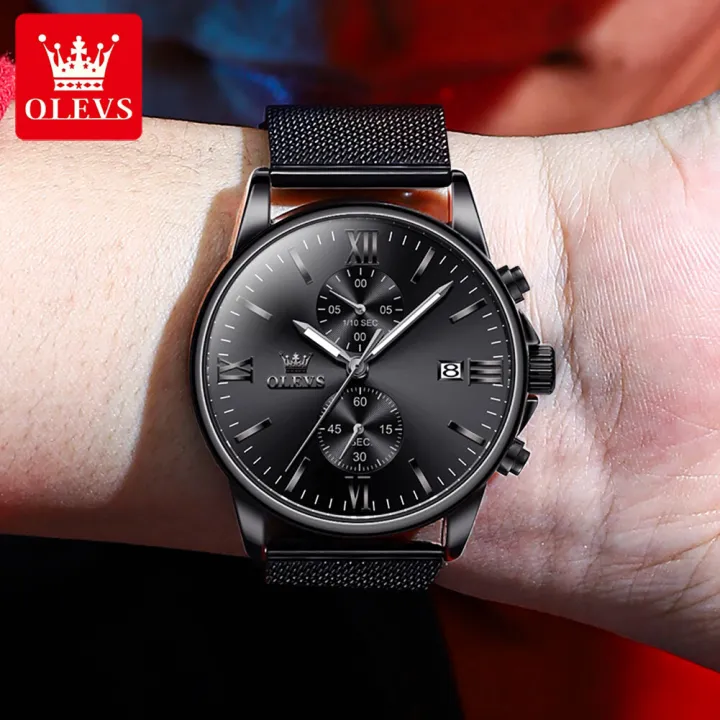 OLEVS%20Minimalist%20Design%20Multifunction%20Chronograph%20Watch%20For%20Men%20%20Waterproof%20Luminous%20Calendar%20Stainless%20steel%20strap%20/%20Milanese%20steel%20strap%202886%20-%20Image%203