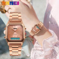 SKMEI 1220 Waterproof Fashion Digital Dual Time Sports Watch for Women. 