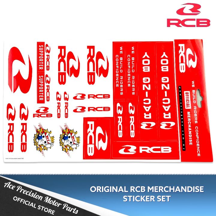RCB Official Merchandise Sticker Set