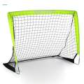 Kids Soccer Goal Practice Easy Assembly with Inflator Stakes Soccer Training Gear for. 