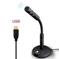【Ready Stock+FREE Shipping+COD 】K6/K10 Useful USB/3.5mm Jack Mini Condenser Headset Microphone Professional Computer Microphone Wide Application for Meeting.
