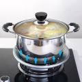 Wind Shield Bracket Gathers Windproof Cooker Gas Stove Cover Aluminum Iron Gas Stove Energy Saving Cover For LPG Cooker Kitchen. 