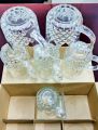 Everyday Use Good Quality Strong Tea coffee Cup Set exclusive glassware Crystal Clear transparent Beautiful unique design Premium Cup Set 6 Piece 190 Ml.