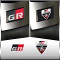 3D Aluminum Car Styling GR Sport/GR Gazoo Racing Emblem Auto Body Trunk Sticker For Toyota C-HR RAV4 YARiS Prius Harrier Corolla.