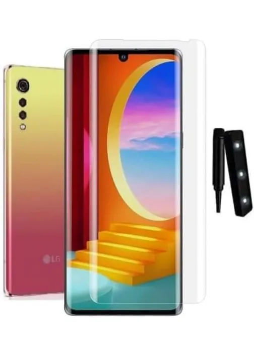 Mossily%20UV%20Curved%20Glass%20For%20LG%20Velvet%205G%20-%20Advanced%20Border%20Less%20Full%20Screen%20Coverage%20Uv%20Screen%20Protector%20-%20Image%203