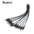 new 1pcs 10 in 1 Micro USB multi Charger usb cables for KG90 Sony phone for mobile phones cord SAMSUNG Tablets charging cable.
