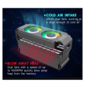 Computer RAM Memory Module Cooler PC DDR4 DDR5 Overlock Dual ARGB Sync PWM Fans Aluminium RGB Cooling Radiator(A) Easy Install. 