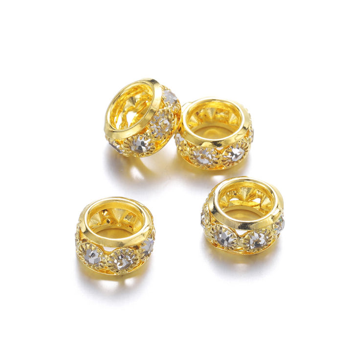 St.Kunkka%2020pcs%2012/10mm%20Copper%20Rhinestone%20Bead%20Ring%20Making%20Jewelry%20DIY%20For%20Bracelet%20Necklace%20-%20Image%208