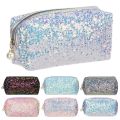 New Fashion Glitter High-capacity Makeup Bag Mermaid Sequin Pen Bag Cosmetic Storage Bag Lazy Makeup Zipper Pouch Handbags. 