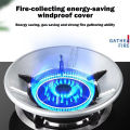 High Efficiency Gas Stove Energy Saving Cover Heat Insulation Pot Holder Wind Shield Rack.