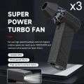 X3 Violent Blower Mini Turbo Jet Fan Handheld 3nd Generation Brushless Motor 130,000 RPM Wind Speed 52m/s Duct Fans. 
