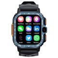 LOKMAT APPLLP 4 MAX Android Smartwatch Fitness Tracker, 2.02'' TFT Touch Screen, 2GB RAM 16GB ROM, Dual Camera - Black. 