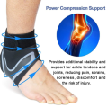 Nylon Ankle Support Brace, Breathable Plantar Fasciitis Sock With Arch Support Compression Ankle Brace Foot Strap Guard Foot Brace For Sprained Ankle - Dhaka Glory.