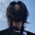Wolf Tail Mannequin Head Men's and Women's Short Hair Men's Japanese Handsome Warrior Head Fluffy Center-Parted Bangs Anchovy Head Full-Head Wig Style.