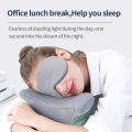 1 Pc 3D Double Side Sleeping Eye Mask Travel Warm Cool Dual Use Adjustable Eyepatch Health Beauty. 