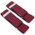 Fashion 1 Pair Mens Shirt Adjustable Armband Sleeve Garter Bartender Cuff Holder Elastic Metal Arm Band Hold Up.. 