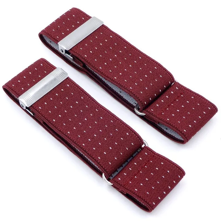 Fashion%201%20Pair%20Mens%20Shirt%20Adjustable%20Armband%20Sleeve%20Garter%20Bartender%20Cuff%20Holder%20Elastic%20Metal%20Arm%20Band%20Hold%20Up.%20-%20Image%204