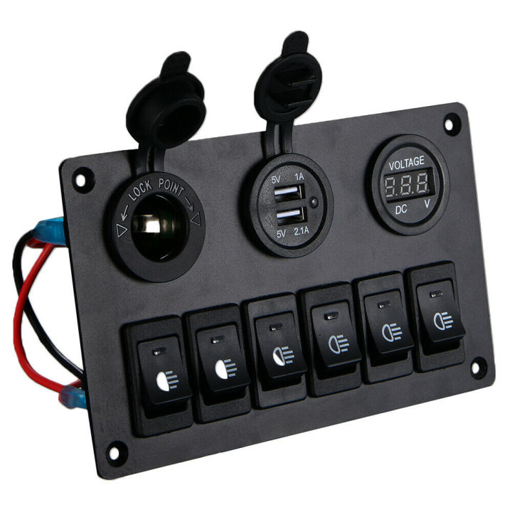 6%20Gang%20Switch%20Panel%20with%2012V-24V%20LED%20Digital%20for%20RV%20Truck%20Boat%20SUV%20-%20Image%202