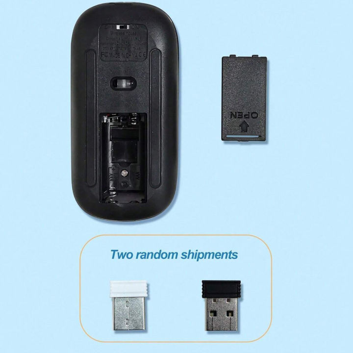 Rechargeable%20Mouse%20Dual%20Mode%20Rechargeable%20Wireless%20Mouse%20Bluetooth%205.0%202.4%20GHz%20Optical%20Wireless%20Mouse%201600DPI%20-%20Image%203