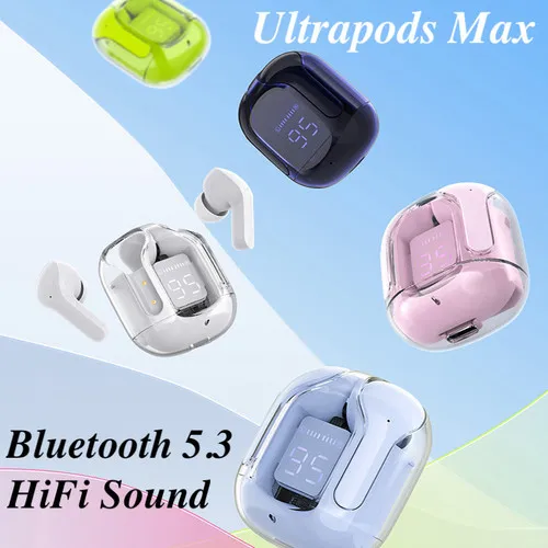 Ultrapods%20Pro%20True%20Wireless%20Earbuds%20with%20Display%20Transparent%20Design,%20Bluetooth%205.3%20Water%20Proof%20-%20Image%204