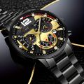 Men's Watch Quartz Watches Non-Mechanical Sports Boys Metal Steel Band Watches Calendar Display Luminous Hand Watches, Ideal choice for Gifts. 