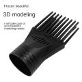 5cm Hair Nozzle Dryer Air Blow Collecting Wind Nozzle Comb Hair Diffuser Dryer Comb Heat Insulating Material for Salon Home Use. 