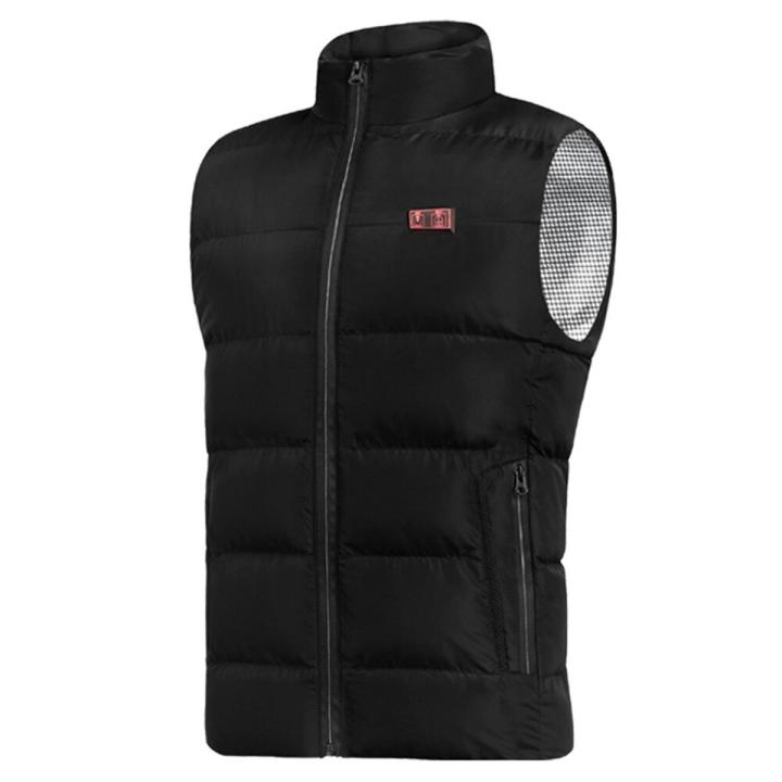 Men and Women Outdoor USB Heating Vest Jacket Winter Flexible Electric Thermal Clothing Waistcoat  Hiking Warm Clothes-L