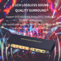 Digital To Analog Audio Converter Transmitter Receiver DAC HD Multimedia Interface 2.0 4K@60hz ARC SPDIF Coaxial Adapter For Home Appliance Store Conference Room.