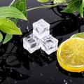 Reusable 10Pcs Decoration Crafts Photography Props DIY Accessories Artificial Ice Fake Simulate Ice Cubes Acrylic Cubes. 