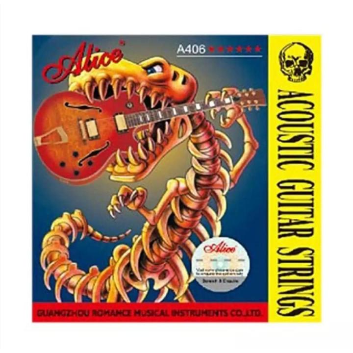 Alice Guitar Strings Set A406 -Gold (1Set)