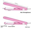 Mini Portable Electric Splint Flat Iron Plastic Mini Hair Straightener- Multicolor. 
