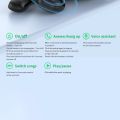 Tinzzi TWS Painless to Wear Wireless Headphones Open Ear Not In-ear Bluetooth 5.3 Earbuds Noise Cancelling Hifi Sound Earhook Earphones with Mic. 