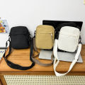 Oxford Cloth Mini Casual Small Zipper Crossbody Pouch Simple Shoulder Bag Men Mobile Phone Bag Conbo. 