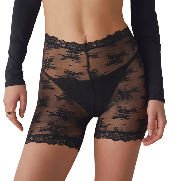 Women%20s%20High%20Waist%20Floral%20Lace%20Panty%20Shorts%20Lightweight%20See%20Through%20Thigh%20Slimmers%20Y2k%20Sheer%20Skinny%20Underwear%20-%20Image%206