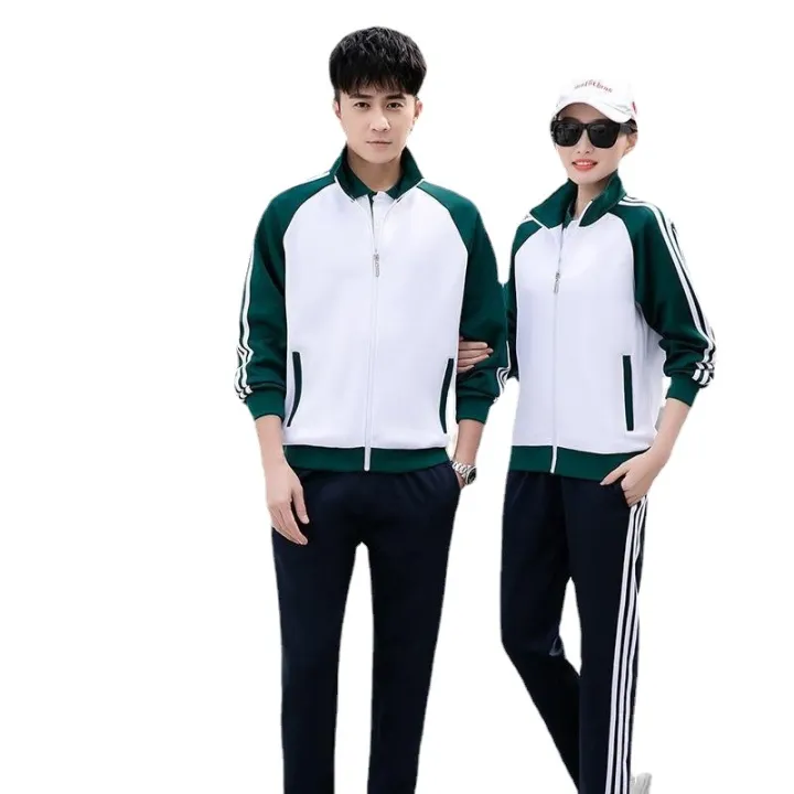 Spring%20and%20autumn%20junior%20high%20school%20college%20student%20class%20uniforms%20for%20men%20and%20women%20long%20sleeve%20sports%20suits,%20white%20high%20school%20students%20school%20uniforms%20two-piece%20set%20-%20Image%204