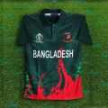Bangladesh Cricket World Cup Jersey - Short Sleeve Collar Polo Jersey For Men - Bangladesh Cricket Jersey 2026/27. 