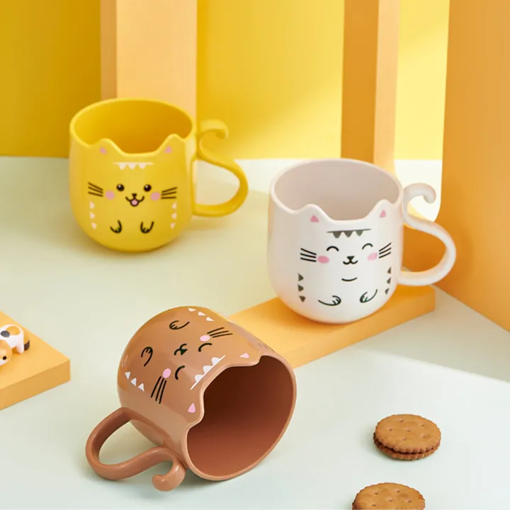Cute%20Cat%20mug%20Cartoon%20Thickened%20Cup%20Plastic%20mugs%20-%20Image%202