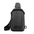 Multifunctional fashion chest bag waterproof nylon cloth messenger bag trendy men's shoulder bag charging chest bag. 
