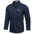 Full sleeves double pocket panel Shirt.