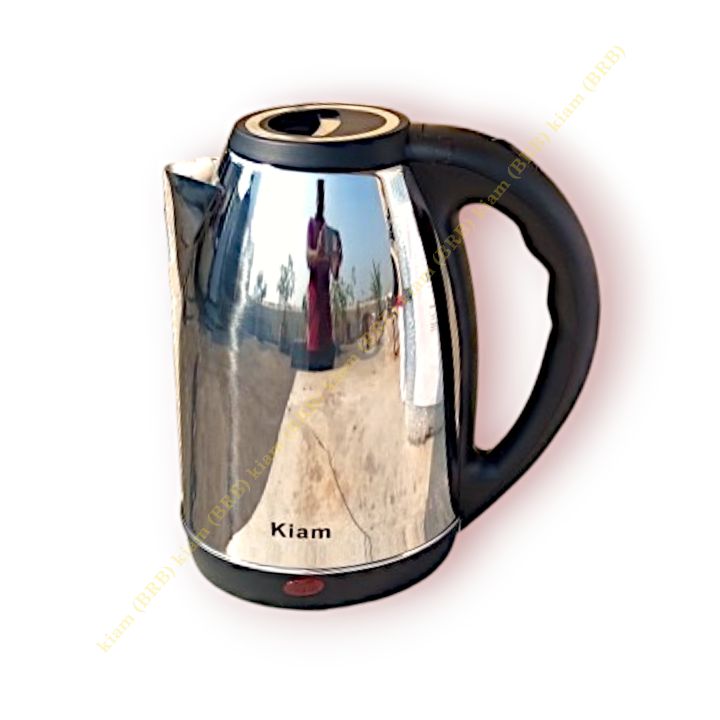 Kiam Electric Kettle Stainless Steel 2.8 Ltr -228