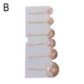 6PCS Creative Korean Bubble Hairpins For Woman Transparent Soap Bubble Hair Clips Pretty Alloy Spring Clips Hair Decoration. 