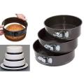 Baking Pans 3Pcs set Metal Cake Baking Pan Round Shaped Non Stick Oven Baking Tray Cake Mold Bake ware Baking Tools. 