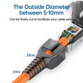 Linkwylan CAT6A CAT7 RJ45 Modular Ethernet Cable Plug Shielded Connector Field Termination Reusable Shielded STP for 22-26AWG. 
