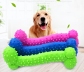 Dog Toy Dog Artificial Bone with Thorn Bone Rubber Molar Teeth Pet Toy Dog bite Resistant Molar Training.