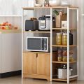 Furnix 5-Tier Microwave Oven Stand with Storage Cabinet, Kitchen Shelf, and Multi-Functional Rack for Spices, Utensils, Vegetables, and Fruits. 