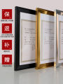 Wholesale Industrial and Commercial Business License Frame Three-in-One Protective SleeveA3A4Certificate Certificate Holder Wall-Mounted Metal Photo Frame and Picture Frame. 
