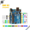 Arduino UNO R3 (DIP) Made in Italy version Development board With USB cable, for Robotics, Hobby Electronics, Automation and DIY project.. 